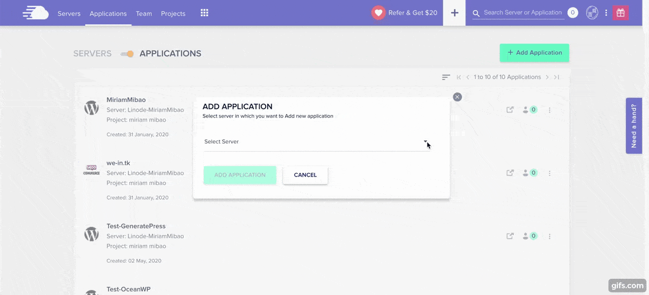Step4-how to create new wordpress site in cloudways