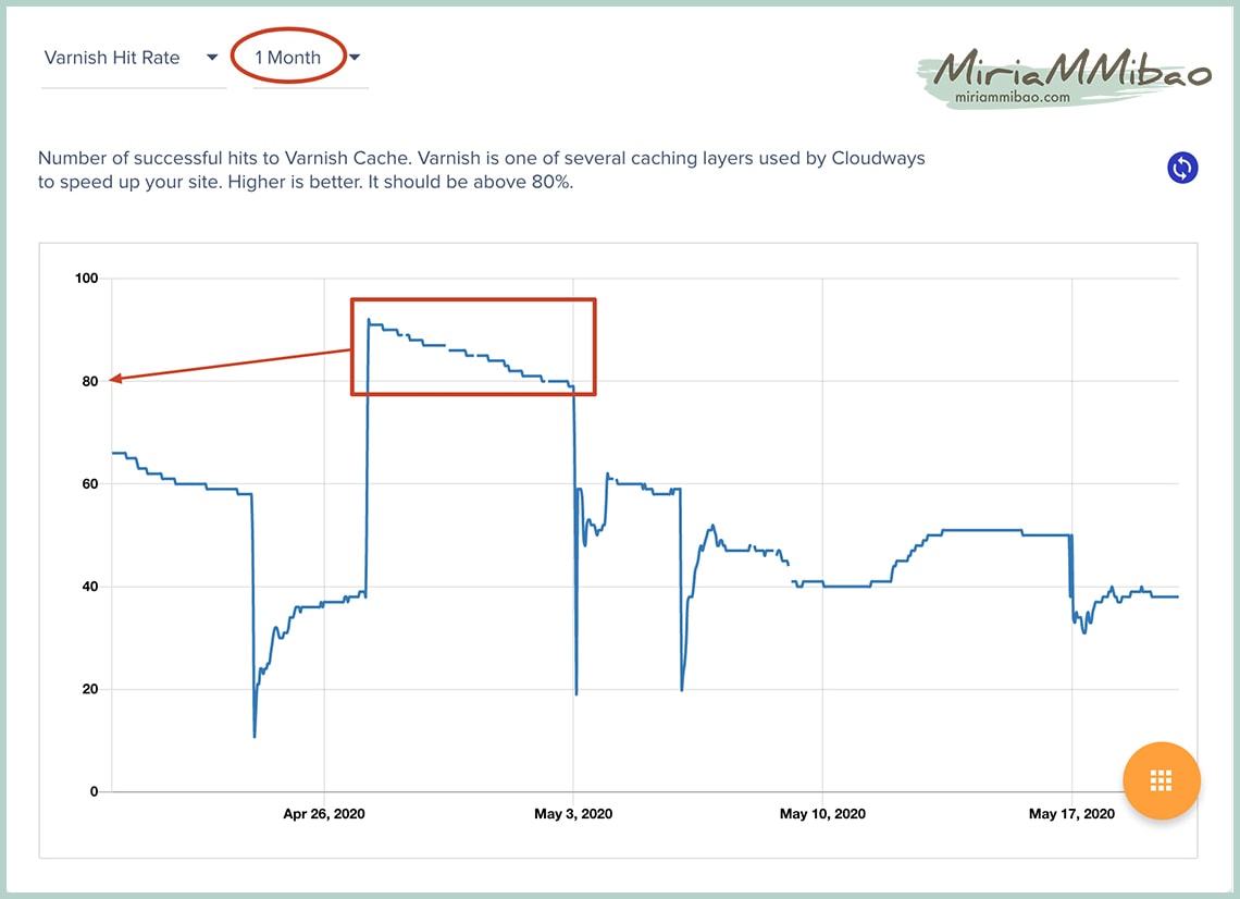 cloudways-Varnish-Hit-rate
